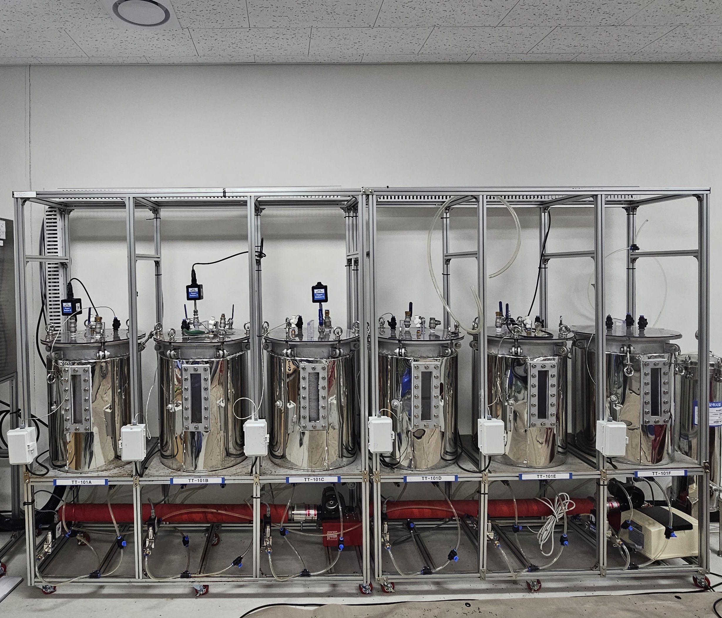 파일럿 스케일 바이오 폐기물 생붕괴도 시험기